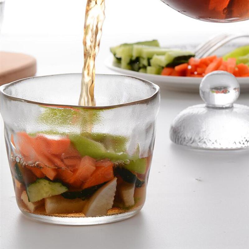Tjockna genomskinligt glas inlagd burk korea inlagd flaska kål lagring kimchi kruka behållare hushållsförvaring burkar