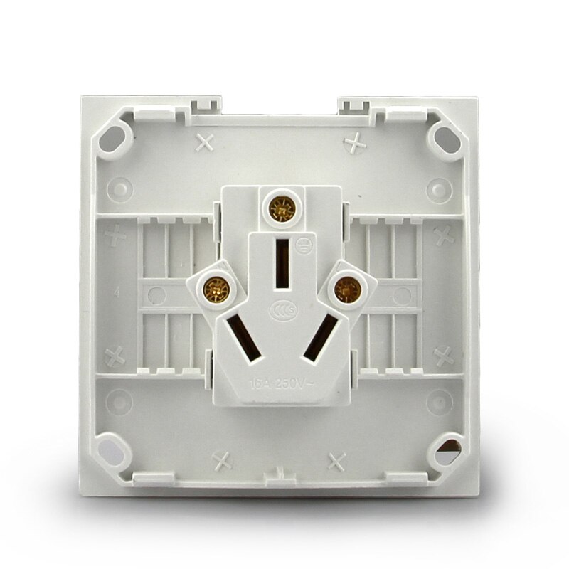 China ccc Standard steckdose, Weiß 86 Stil Stecker Adapter Steckdose, flammschutzmittel PC, zinn Phosphor Bronze-, AC 220-250v