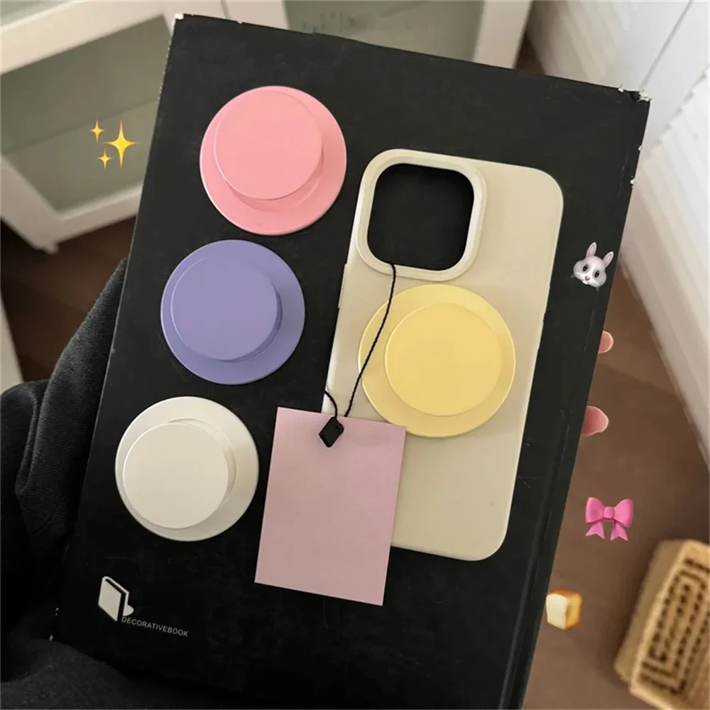 Koreanischer 3d- farbiger halter für magsafe magnet-handyhalterung, tok grip tok ständer für iphone kabelloses ladecase, fingerhalter