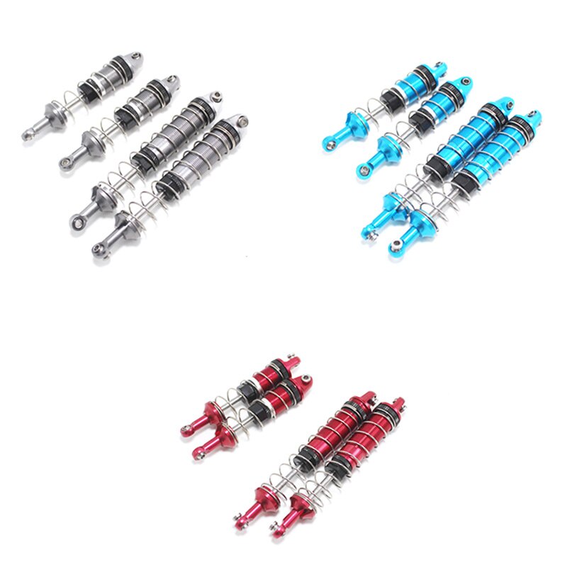 Rc Diy Onderdelen Voor Wltoys 12428 12429 12423 FY-03 Q39 Metalen Schokdemper Rc Car Upgrade Accessoires, Blauw