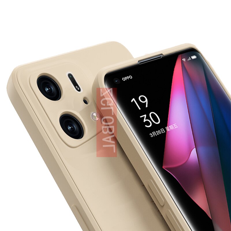 Coque souple en Silicone pour OPPO Find X5 Pro, étui de téléphone liquide