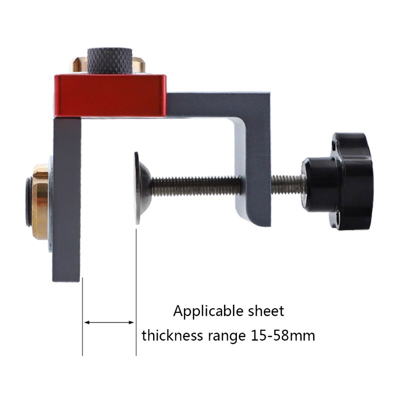 3-in-1 Doweling Jig Woodworking Joinery Hole Drill Guide Self Centering Punching Locator Tool Cabinet Hardware Jig