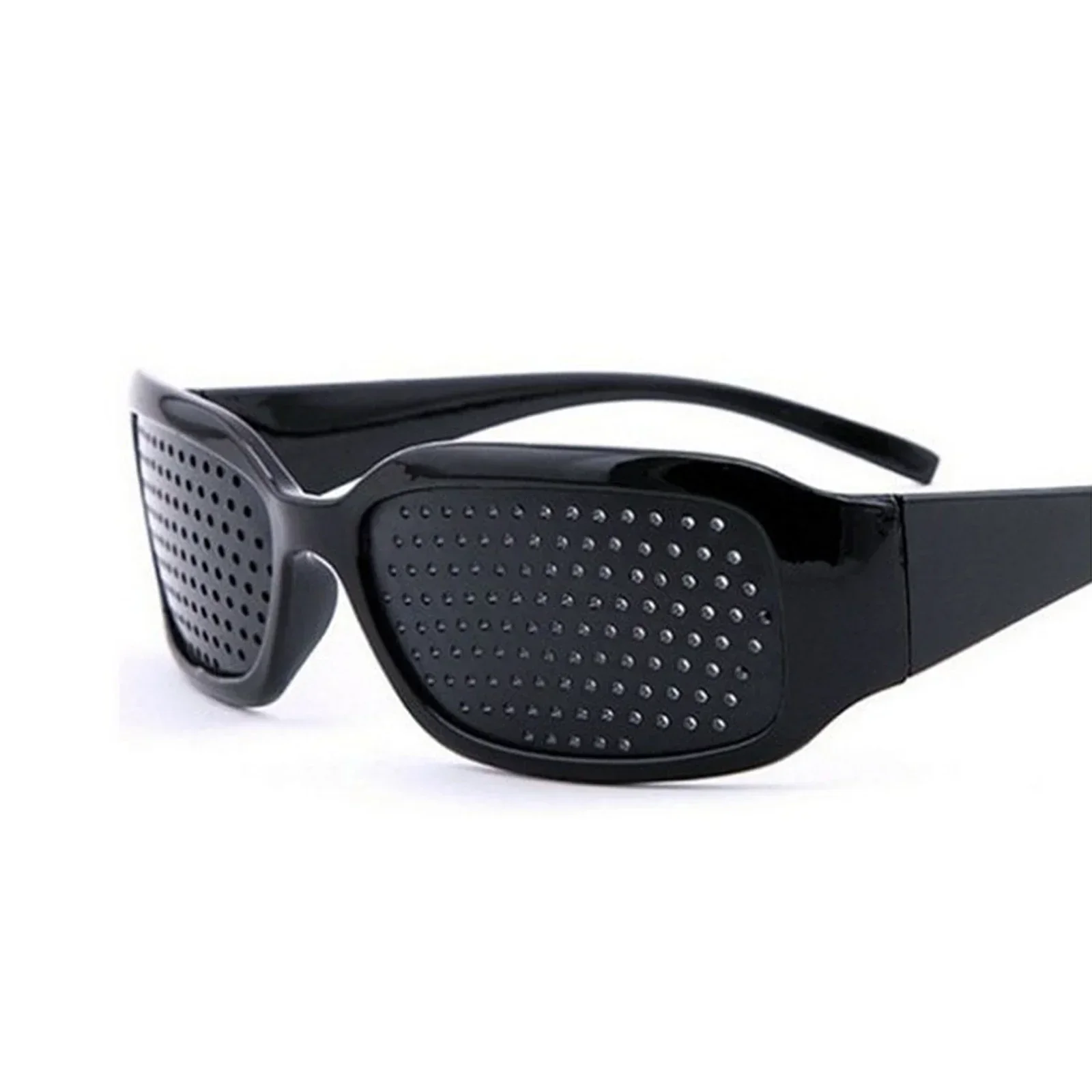 Gafas antimiopía para astigmatismo, corrección de la visión, fatiga, gafas con agujeros para hombres y mujeres, gafas para mejorar la vista: Blanco