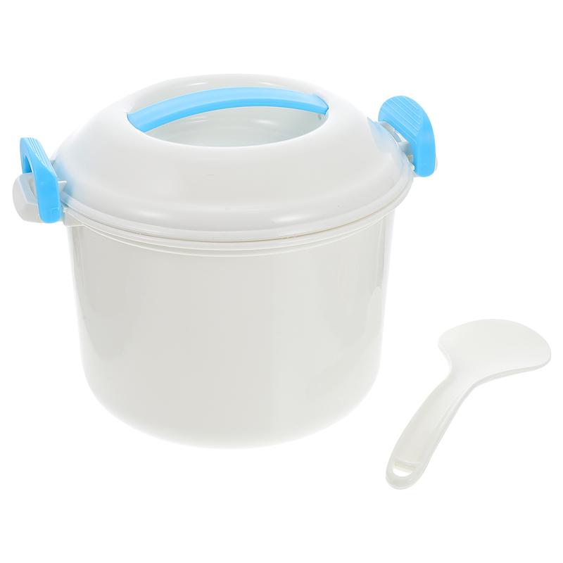 Portable Microwave Oven Rice Cooker Multifunctional Food Steamer Thermal Insulation Bento Lunch Box Container