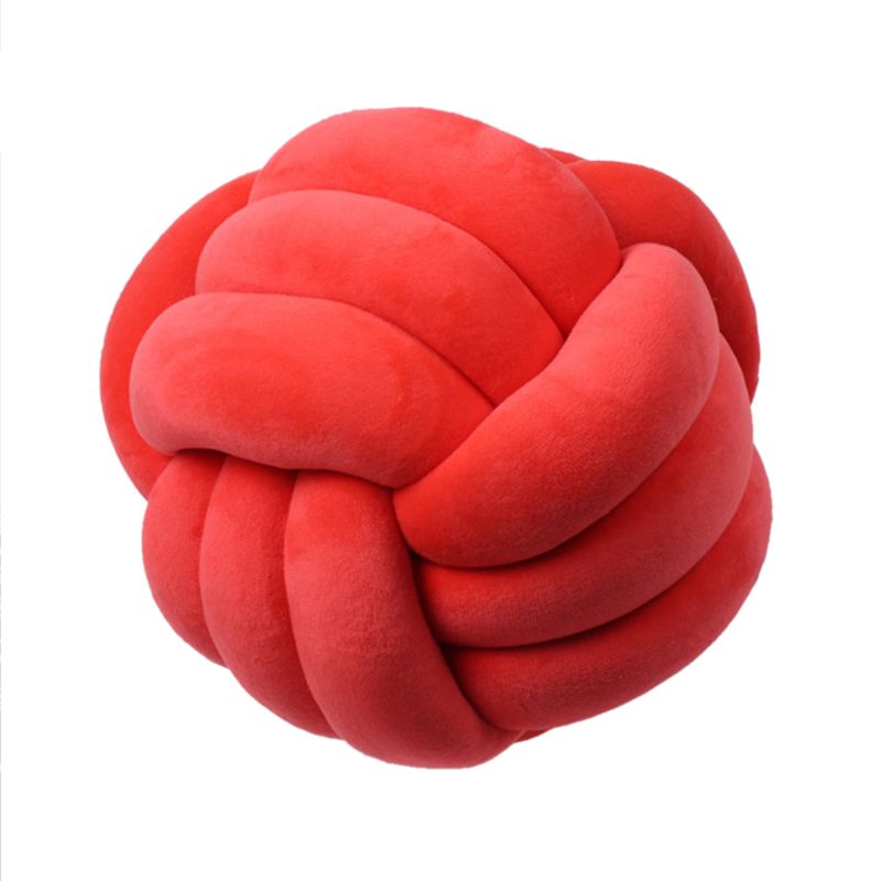 Zachte Knoop Bal Kussens Bed Gevulde Kussen Home Decor Kussen Bal Pluche Gooi: 17