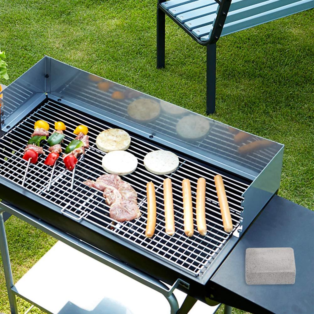 3 stk takke grill rengjøring murstein trygt raskt rengjøring flat topp ikke-allergifremkallende giftfri rengjøring murstein grill tilbehør