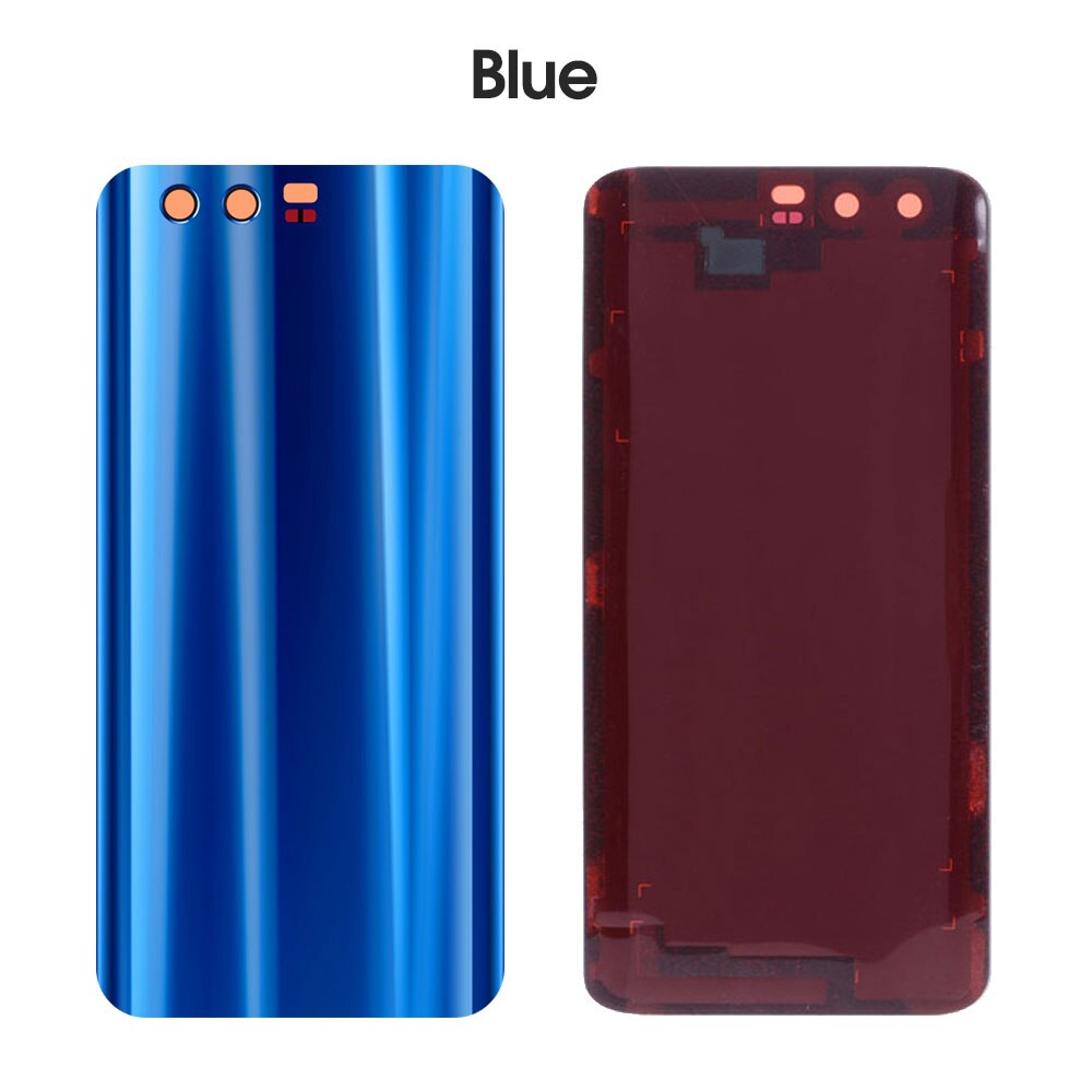 5,15 Zoll 100% Neue Für Huawei honor 9 Zurück Batterie Abdeckung Gehäbenutzen fallen Für Huawei honor 9 honor 9 Tür Hinten Glas batterie Abdeckung: dunkel Blau