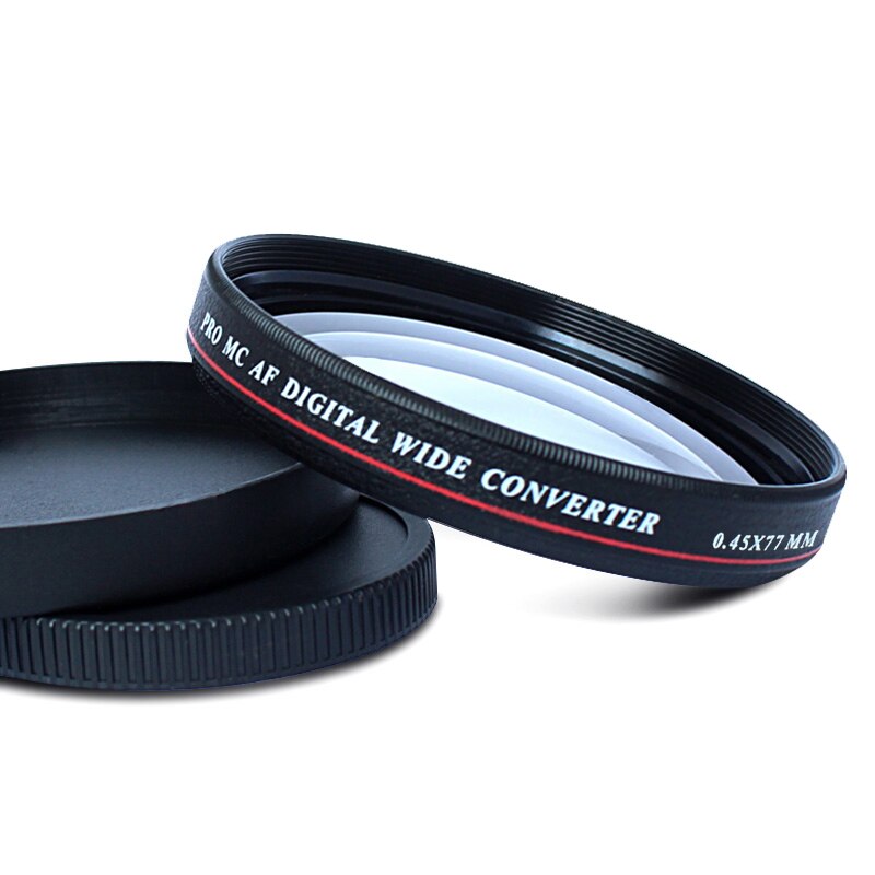 ZOMEI Ultra Slim UV72 40,5mm 49mm 52mm 55mm 58mm 62mm 67mm 72mm 77mm 0.45x Weitwinkel Filter Objektiv für Nikon Canon SLR Kamera