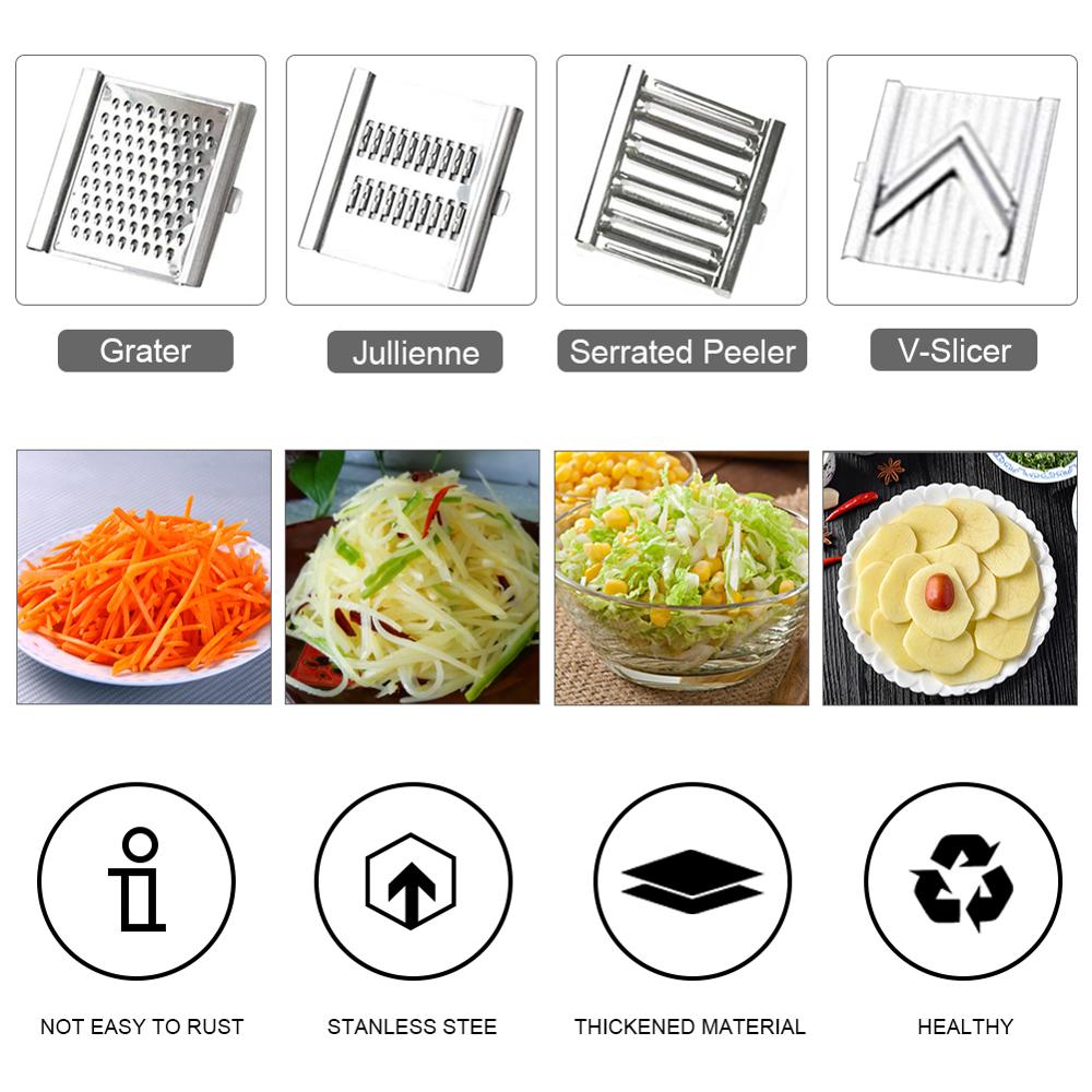 Multifunctional Mandoline Slicer Fruit Potato Peeler Vegetable Cutter Carrot Grater Kitchen Tools Basket Vegetable Slicer