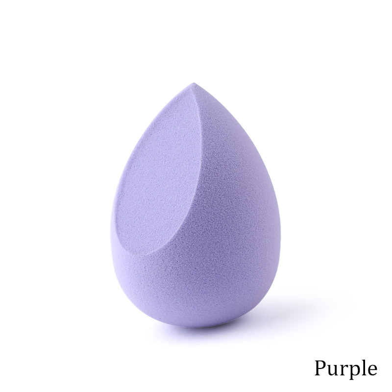 Éponge de maquillage anti-cernes, poudre cosmétique lisse, bouffante, fond de teint en forme de coupe, goutte d'eau, outil mélangeur de maquillage biseauté: Rose