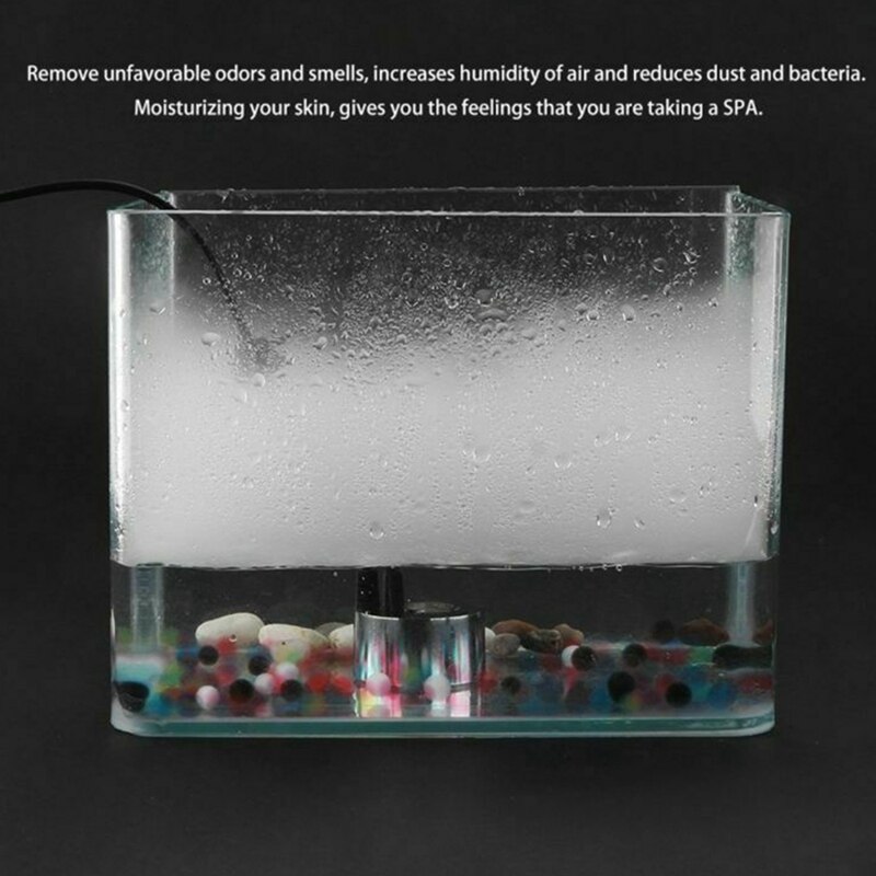 Ultrasonic Mist Maker Fogger Water Fountain Pond Atomizer Air Humidifier EU Plug