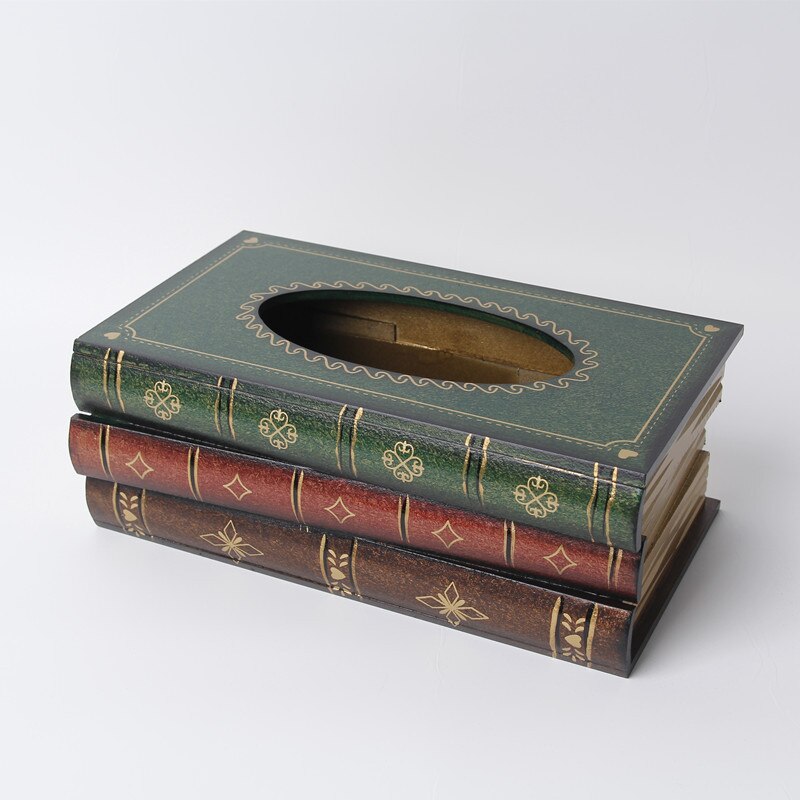 Retro pompbox simulatie houten boek handbeschilderd boekvormig kunstpapier pompbox: 3