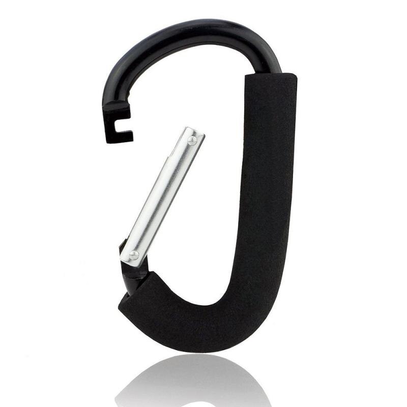 Mosquetón de aluminio para Gancho del Cochecito de bebé, Gancho de soporte para bolsa de carrito de bebé, Gancho de soporte, accesorios para asiento de coche