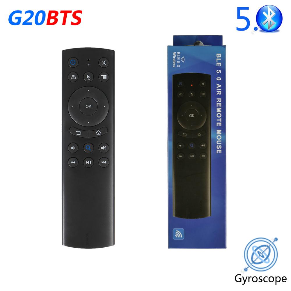 G20BTS Bluetooth Wireless Air Mouse Gyroscoop Smart Afstandsbediening Voor Xiaomi Smart Tv Mibox Fire Stick Android Tv Box Vs g20S