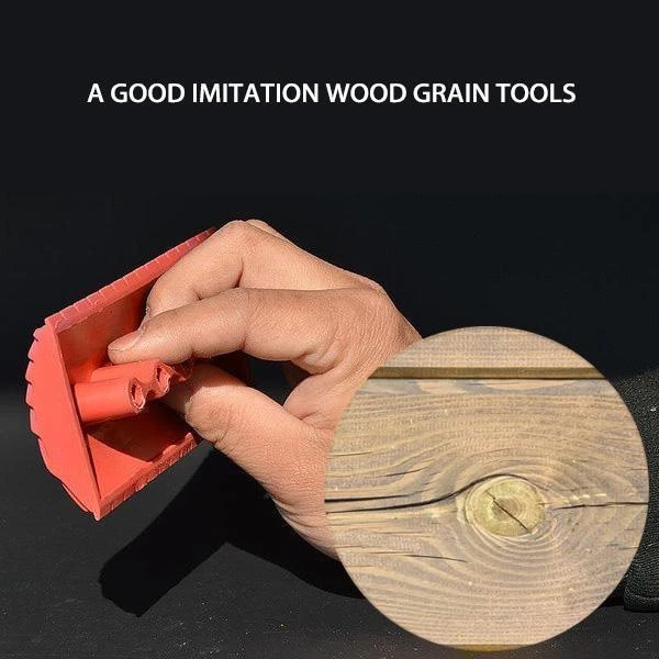 Jeu d'outils de peinture murale, Grain de bois, Imitation, rouleau, brosse, Texture murale, Art, jeu d'outils de bricolage