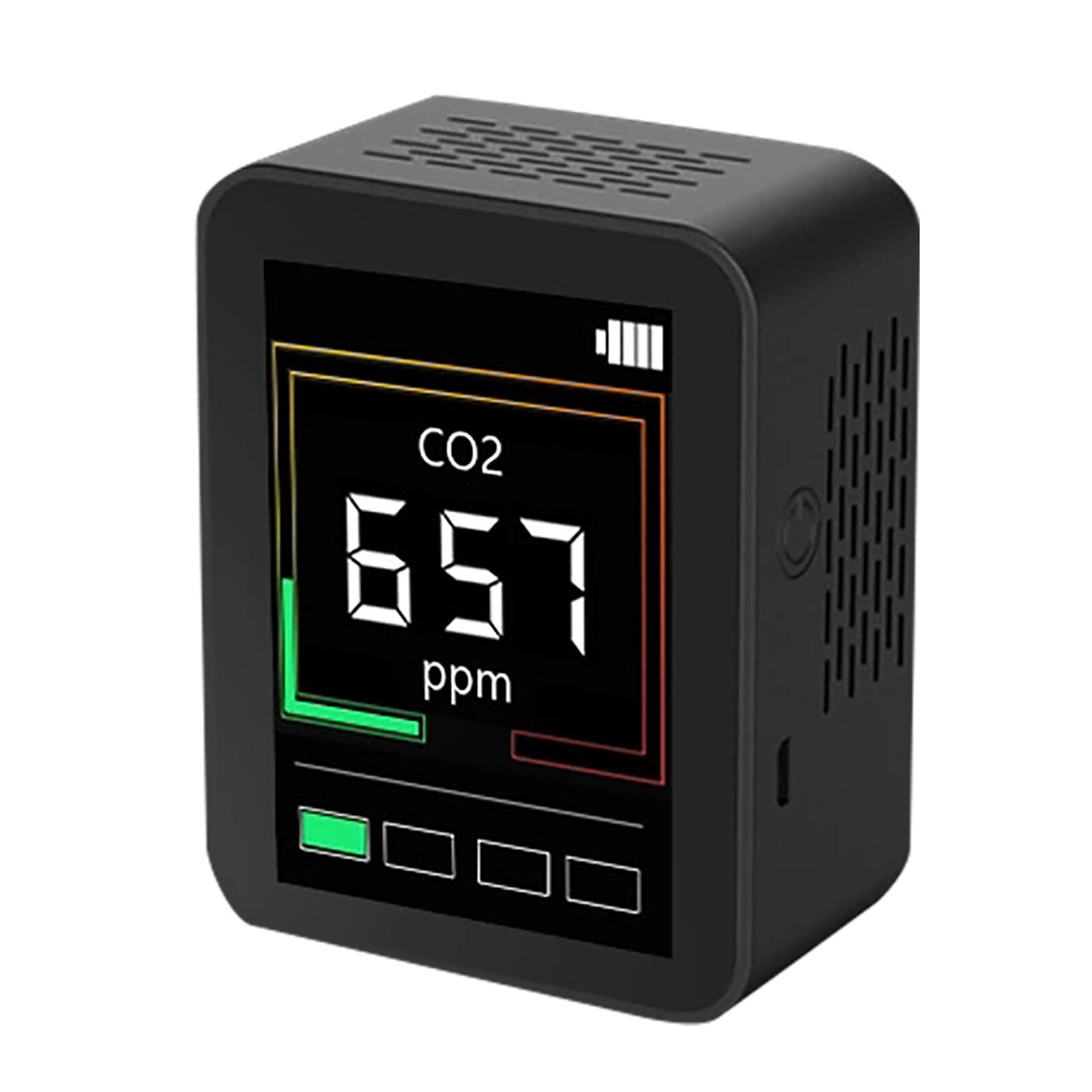 Carbon Dioxide Detector Gas Concentration Content Color Screen Intelligence Co2 Meter Detector Digital Air Monitor: A1