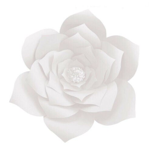 AA 30cm Paper Flower Backdrop Wall 30 cm Giant Rose Flowers DIY Wedding Party Decor: Q