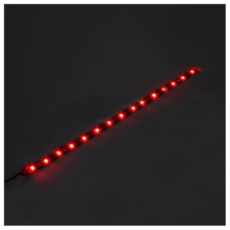 6 X Waterdichte DC12V Motor Led Strip Underbody Licht Voor Auto Motor Pvc Laag Stroomverbruik Waterdichte Led Verlichting Strip: Red