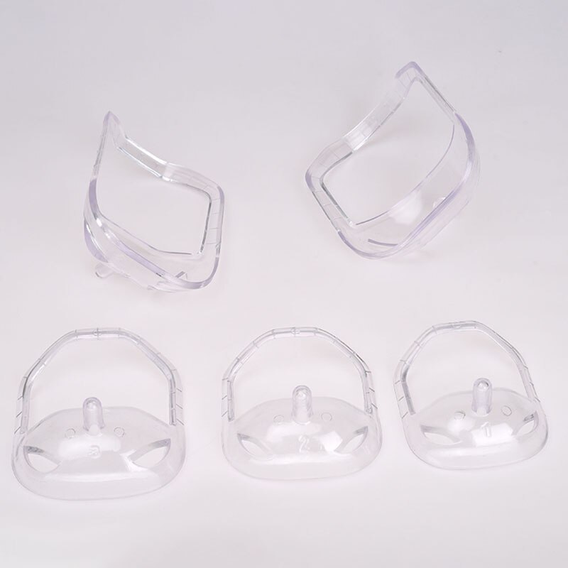 5 pièces/ensemble Transparent barbe Styler barbe forme règle barbiche barbe Shaper contour rasage Shaper Style barbe moule