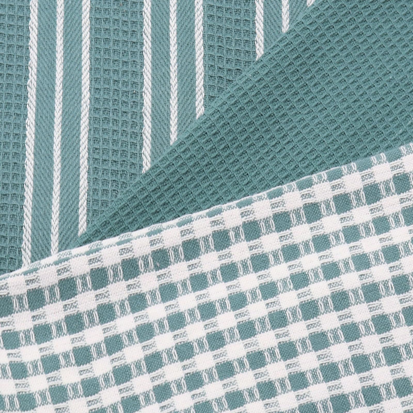 Paños de cocina de tejido de gofres 100% algodón, toallas de secado rápido absorbentes ultrasuaves, vajilla para el hogar, paquete de 3