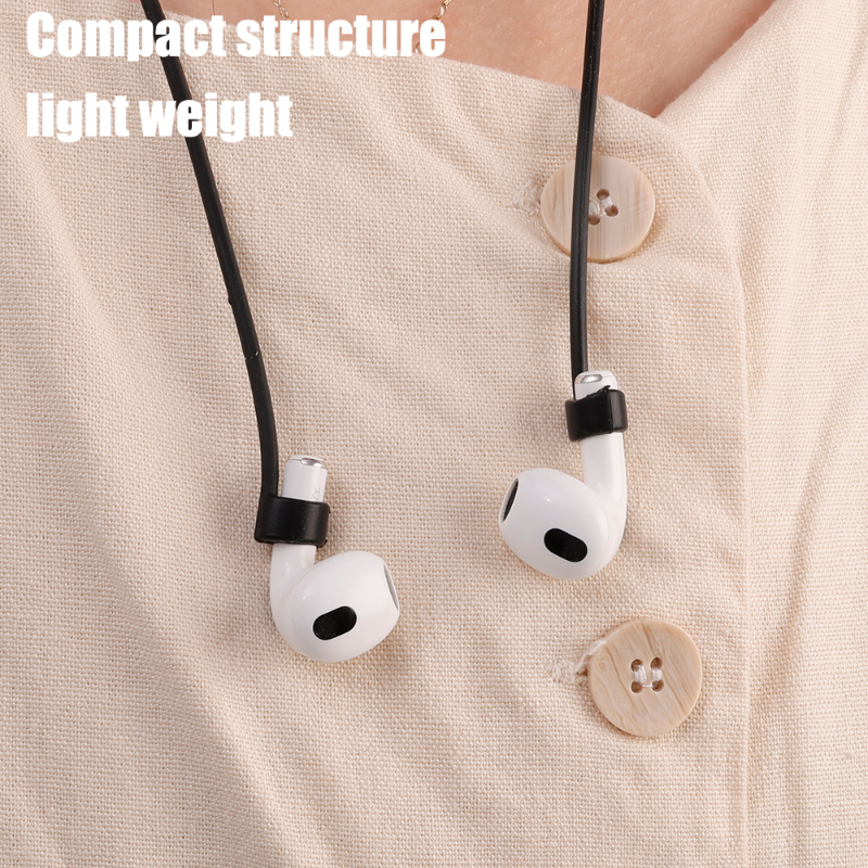 Universele Draadloze Bluetooth Oortelefoon Anti-Verloren Siliconen Lanyard Band Verwijderbare Anti-Druppel Hangende Hals Touw Voor Apple Airpods