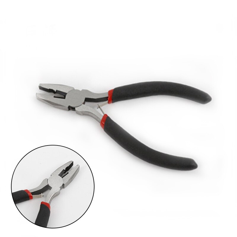 Rvs Lange Neus Tang Mini Tang Handgereedschap Micro Fijne Tang Sieraden Maken Ronde Platte Lange Neus Gebogen Neus tang: E