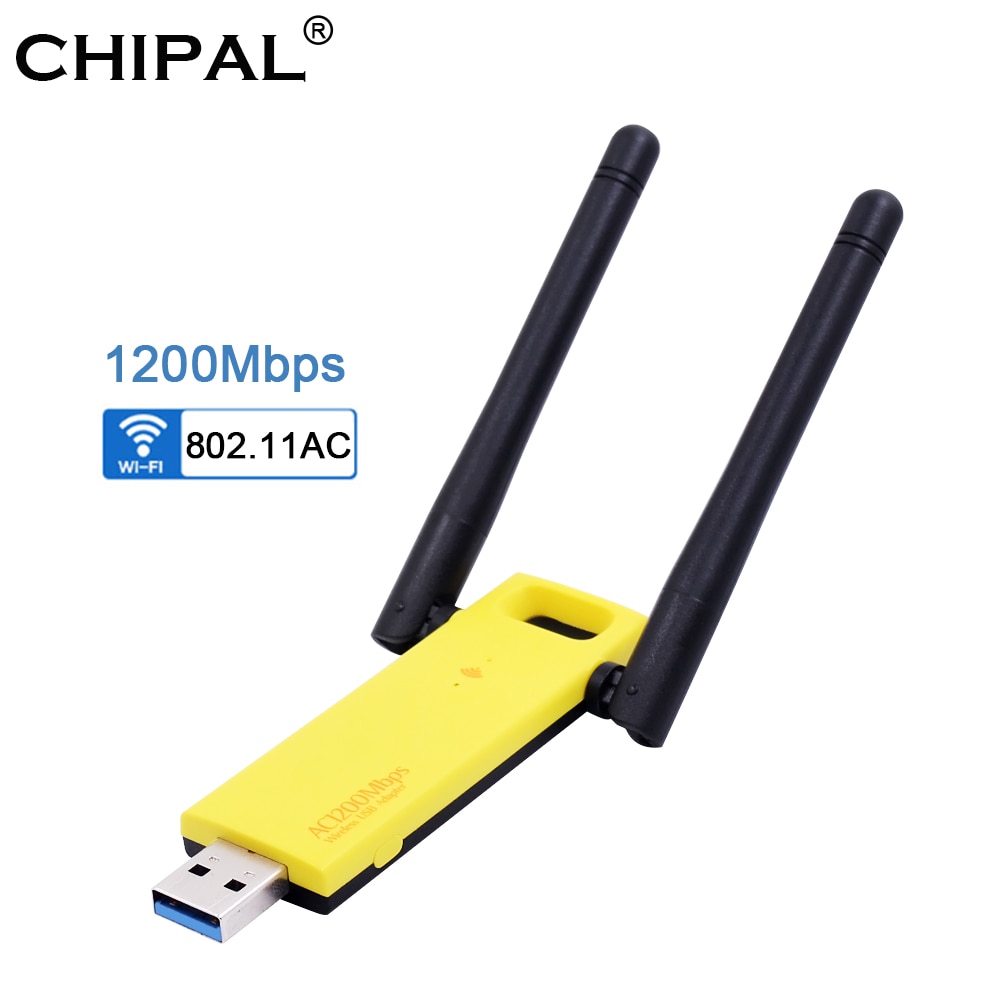 Dual Band 1200Mbps Wireless USB 3,0 Realtek RTL8812AU/BU Wifi Adapter 2,4G/5Ghz Netzwerk Karte dongle Mit Antennen für Desktop PC