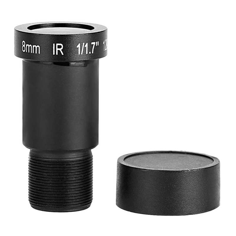 Camera Lens 8mm 12MP F1.8 M12x0.5 Wide Angle Lens Lens Intelligent Surveillance Camera Repair Parts for most models