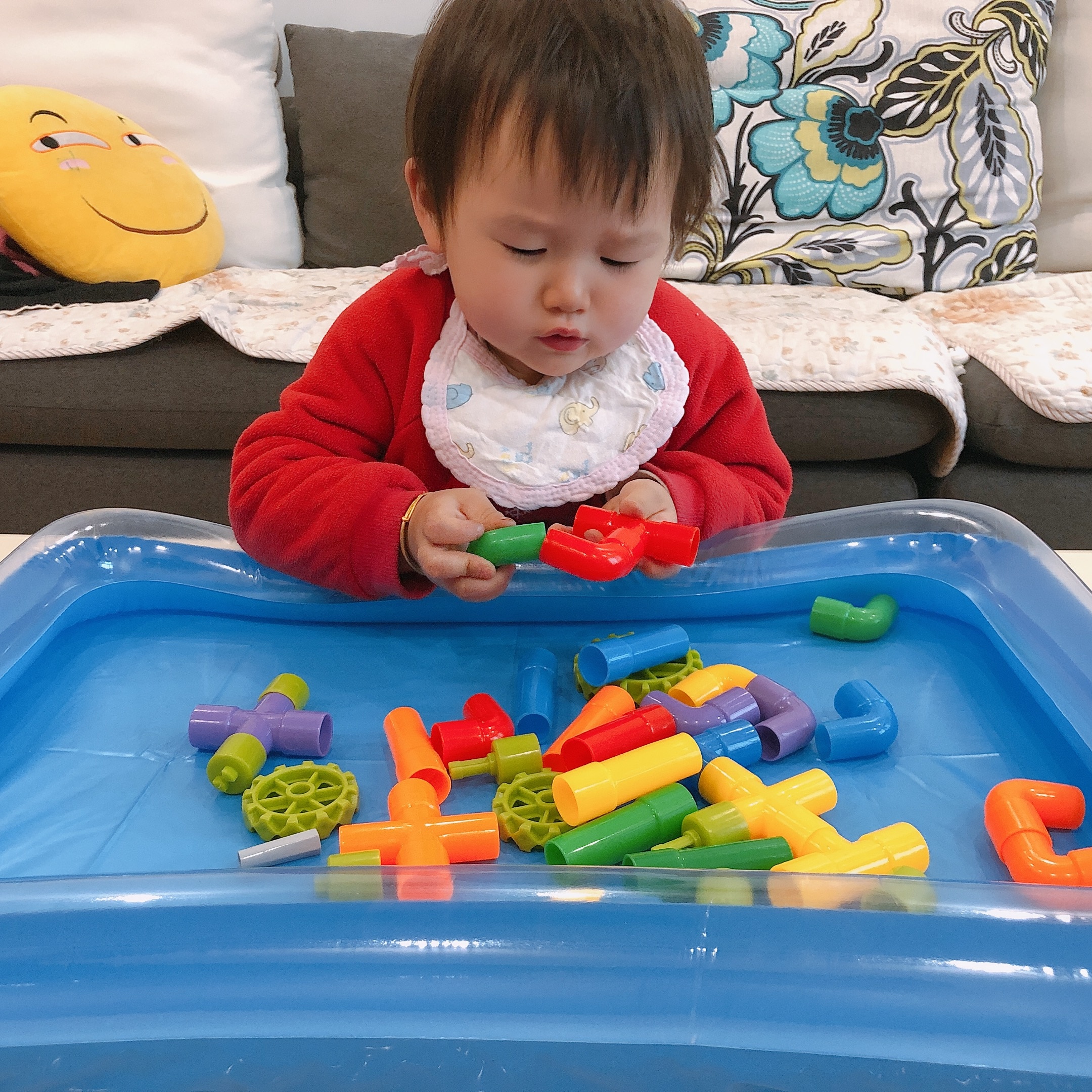 1 Pcs Opblaasbare Dynamische Zand Lade Indoor Magic Zand Opvoeding Kinderen Speelgoed Ruimte Opblaasbare Accessoires Plastic Mobiele Tafel
