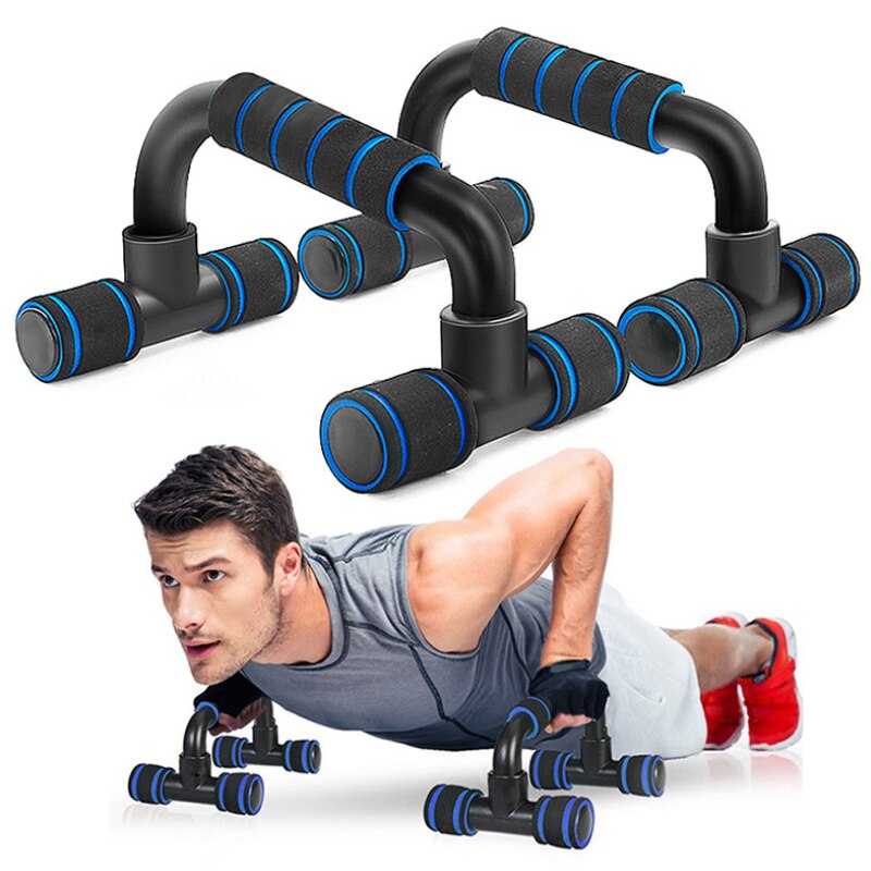 1 Paar Push-Ups Stands Fitness Oefening Borstspier Training Spons T-Vormige Push Up Beugel Home Gym apparatuur