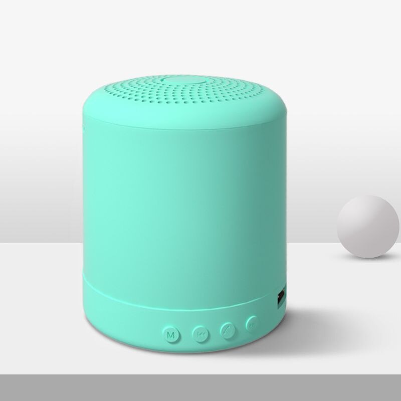 1pc Macaron Small Bluetooth Speaker Hi-Res 300M Audio Extended Bass Treble Wireless HiFi Portable Speaker High Bass Speaker