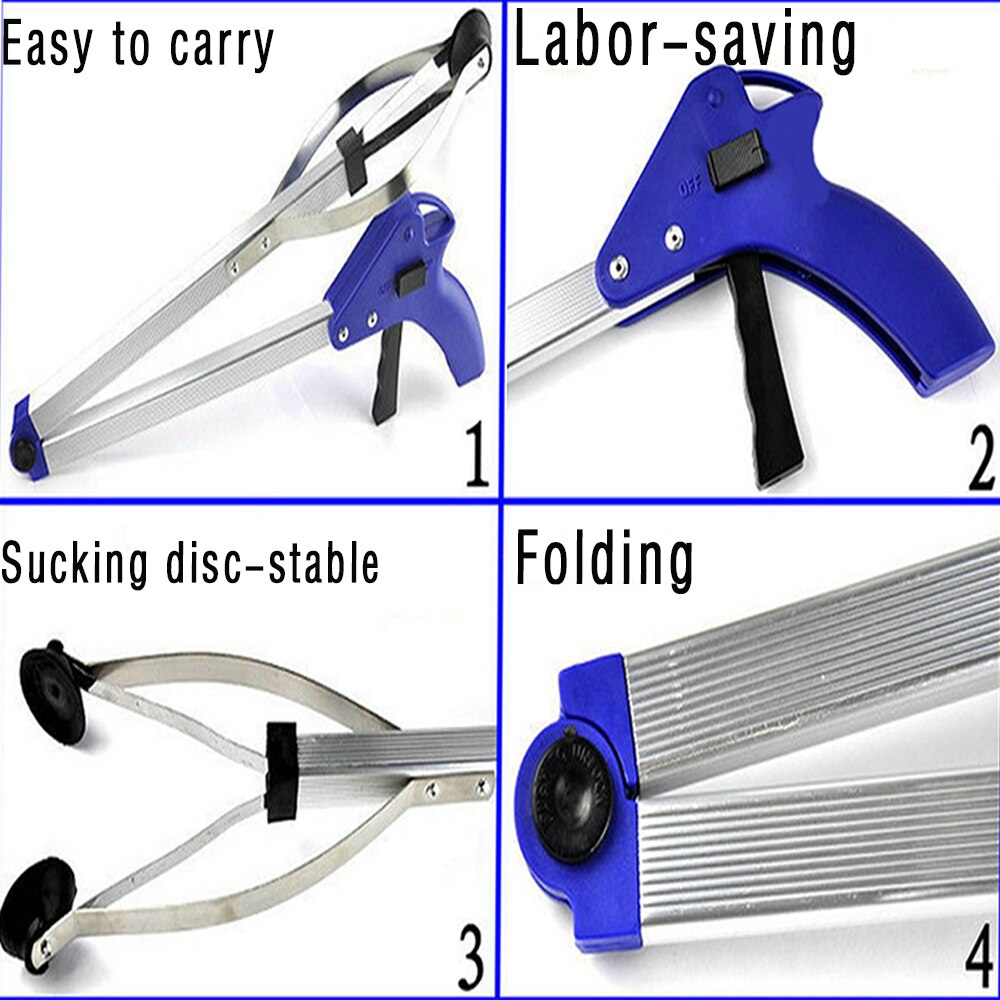 Garbage Picker Up Clip Folding Household Pickup Cleaning Tools Products Home Sweeper Portable Outdoor Garden Pick Up Trash Tools