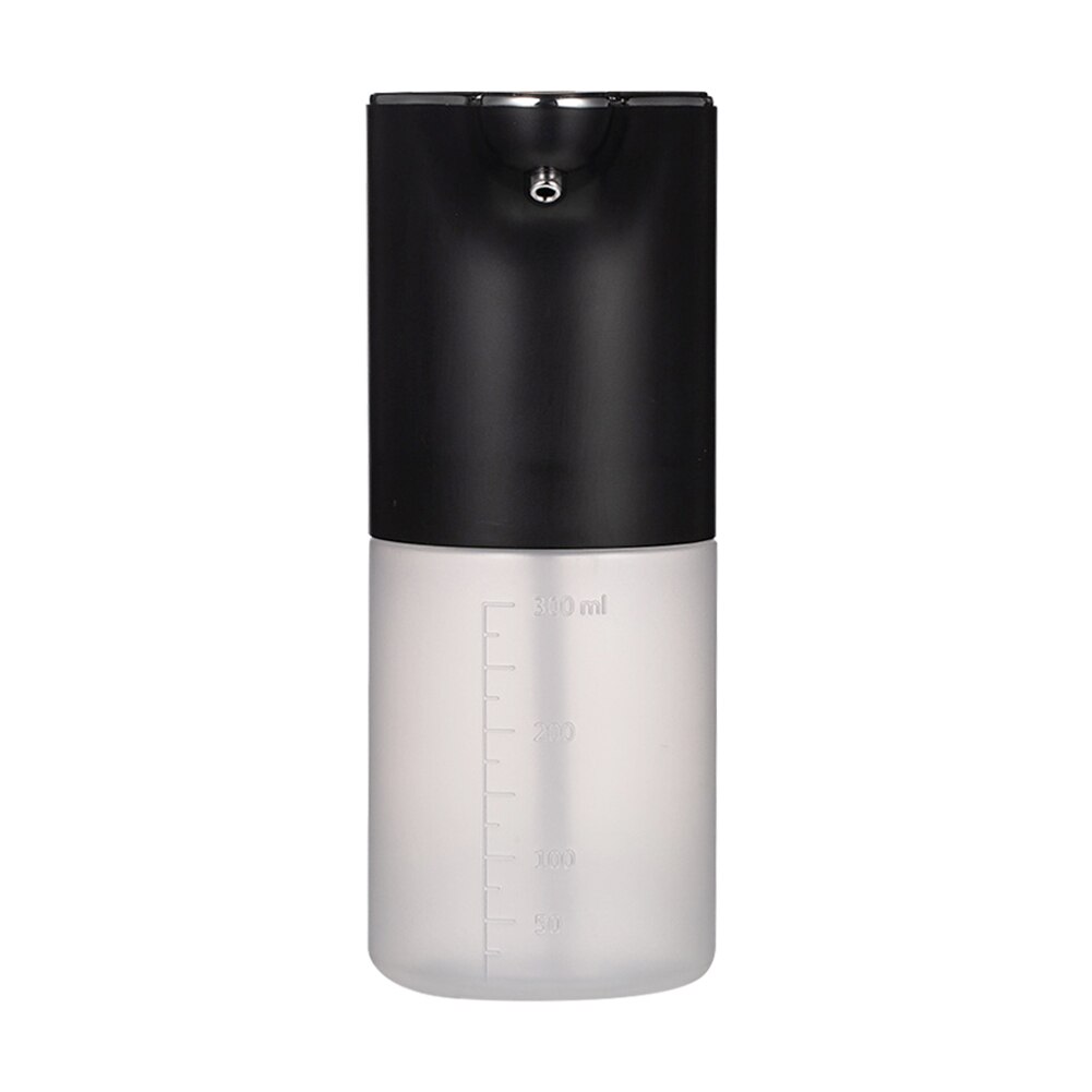 300ml USB Sanitizer Machine Automatic Induction Liquid Soap Foam Dispenser for Public Contact-free Kitchen Bathroom Acceries: Black