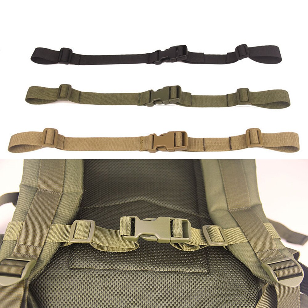 Sac à dos avec sangle de poitrine réglable, ceinture de poitrine robuste pour randonnée Jogging, ceinture de traction antidérapante, boucle de sac d&#39;école