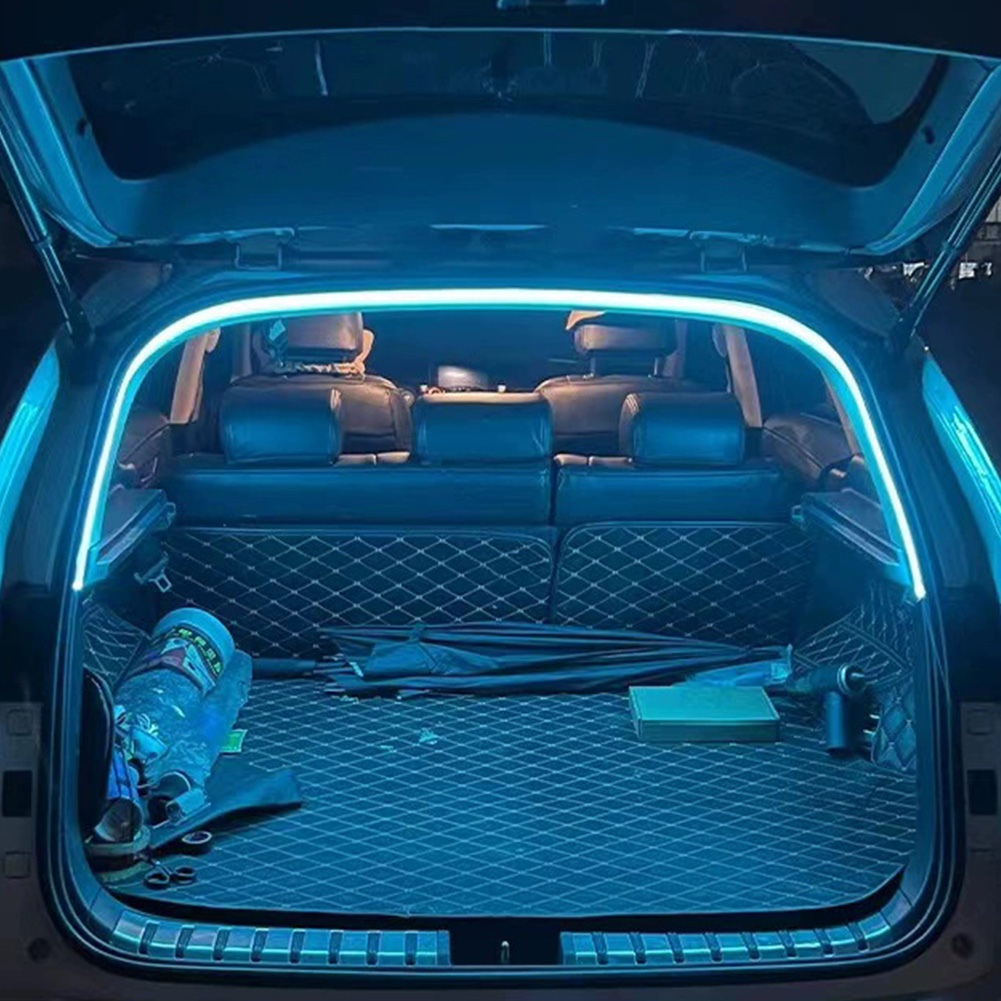 Striscia di luce che scorre dinamica a LED Striscia di illuminazione ambientale per bagagliaio di un'auto multifunzione automatica per la decorazione del bagagliaio del camion