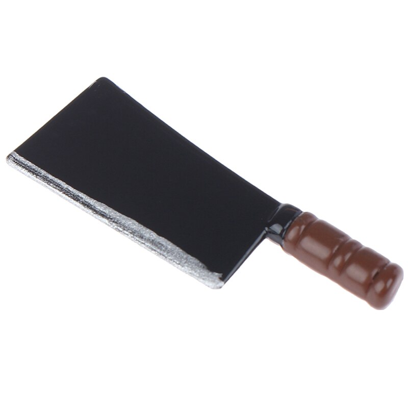 1 stücke Puppe Haus Miniatur 1:12 Metall Messer Küche Lebensmittel Messer schneiden Gemüse Küche Spielzeug Länge 3cm