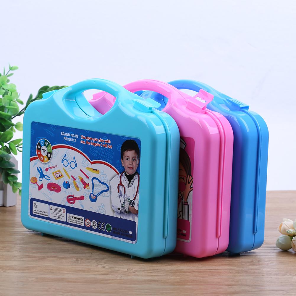 15 Stks/set Kinderen Pretend Play Speelgoed Set Kids Draagbare Arts Verpleegkundige Koffer Medische Kit Play Arts Speelgoed Kinderen Educatieve Rol
