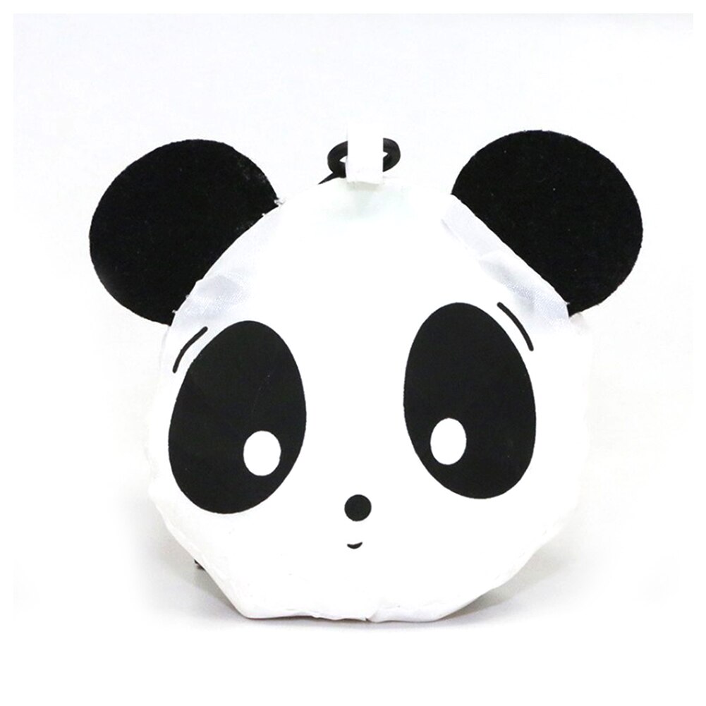 Återanvändbar handväska livsmedelsväska förvaring eko resor djur shoppingväska resepackning arrangörer återvinna handväskor: Panda