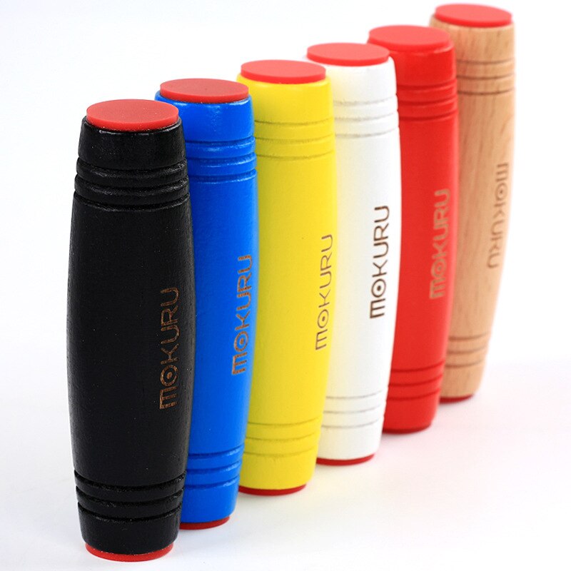 Wooden Fidget Hand Spinner Funny Stress Reliever Flip Stick Hand Decompression Concentrate Toy Japanese Rolling Stick Toy L0271