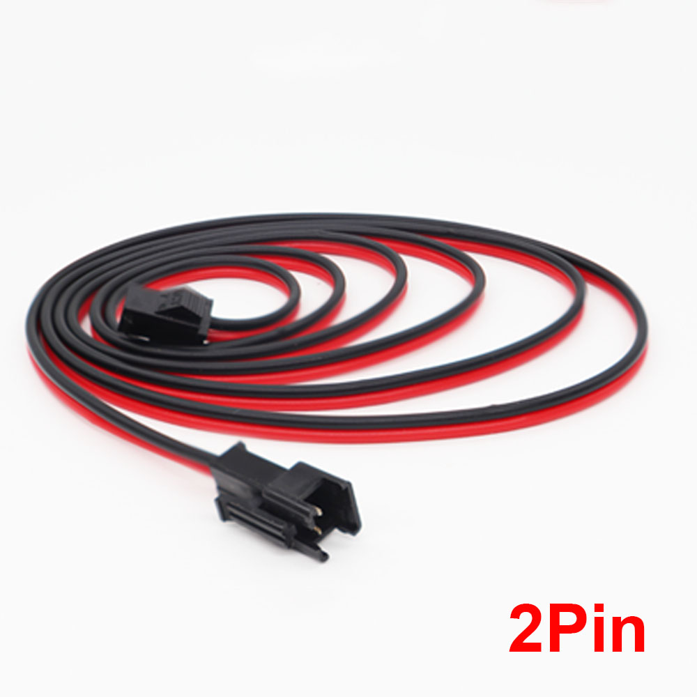 Câble d'extension mâle et femelle 22awg, 2 broches/3 broches/4 broches/5 broches, connecteur JST pour bande lumineuse LED RGB WS2811 WS2812B WS2815 5050: vert militaire / 3P