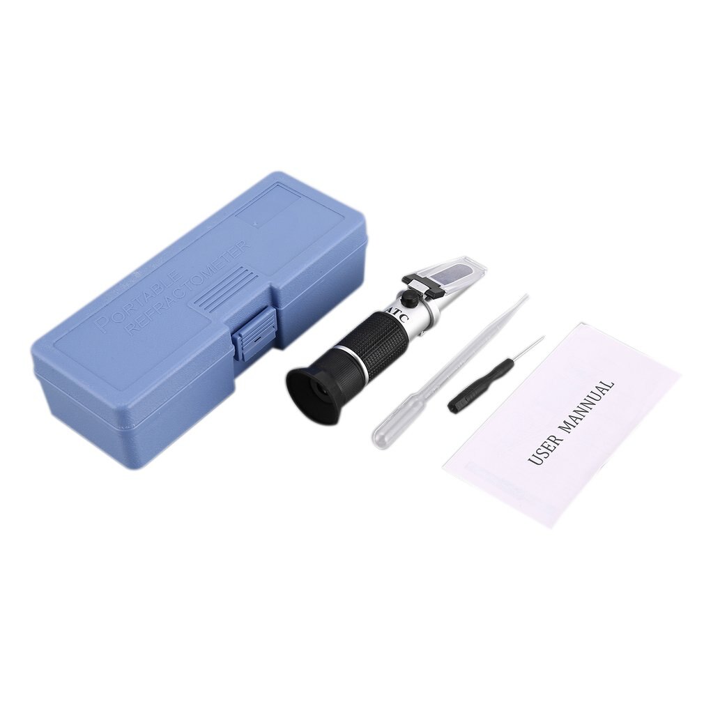 Handheld Refractometer 0%-35% Adblue Ethylene Glycol Antifreeze Battery Fluid Content Coolant Mini ATC Measuring Tester