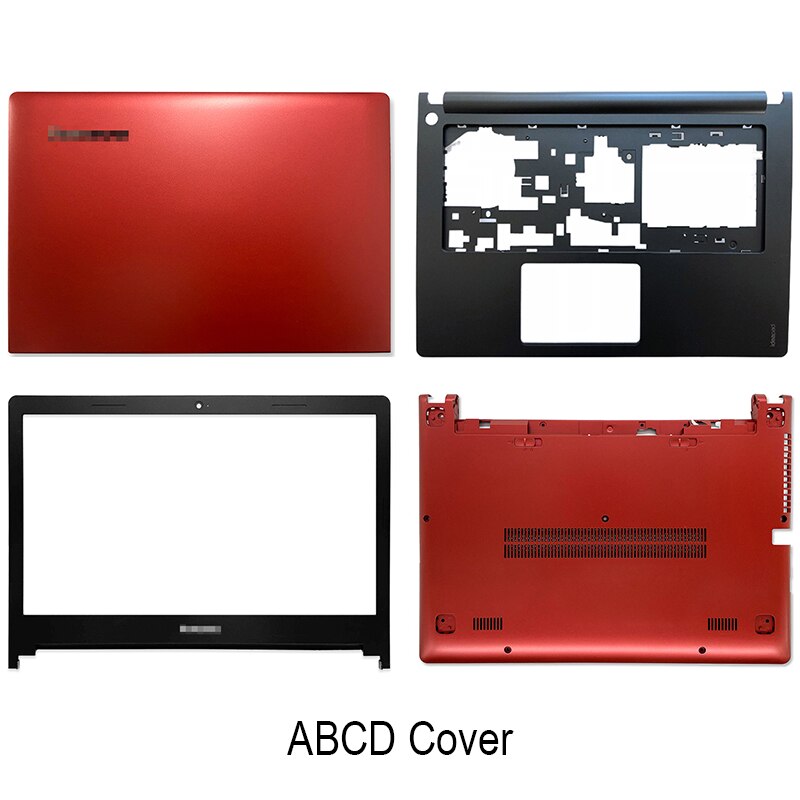 For Lenovo IdeaPad S400 S410 S405 S435 S436 Laptop LCD Back Cover/Front Bezel/Palmrest/Bottom Case Top Case Red Non Touch