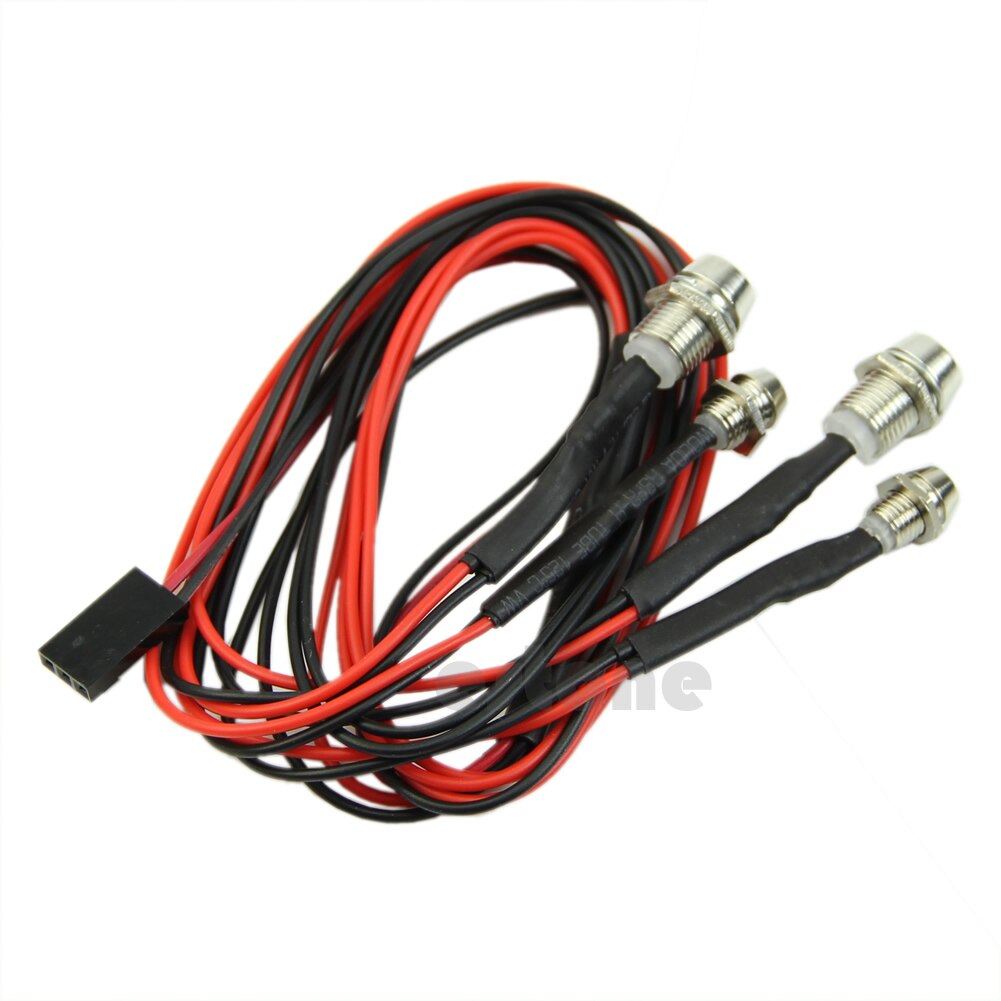 4Pcs RC On-Road Model Drift Car LED Night 5mm & 3mm Headlamps Headlights LightRamadan Festival GiftRamadan Festival
