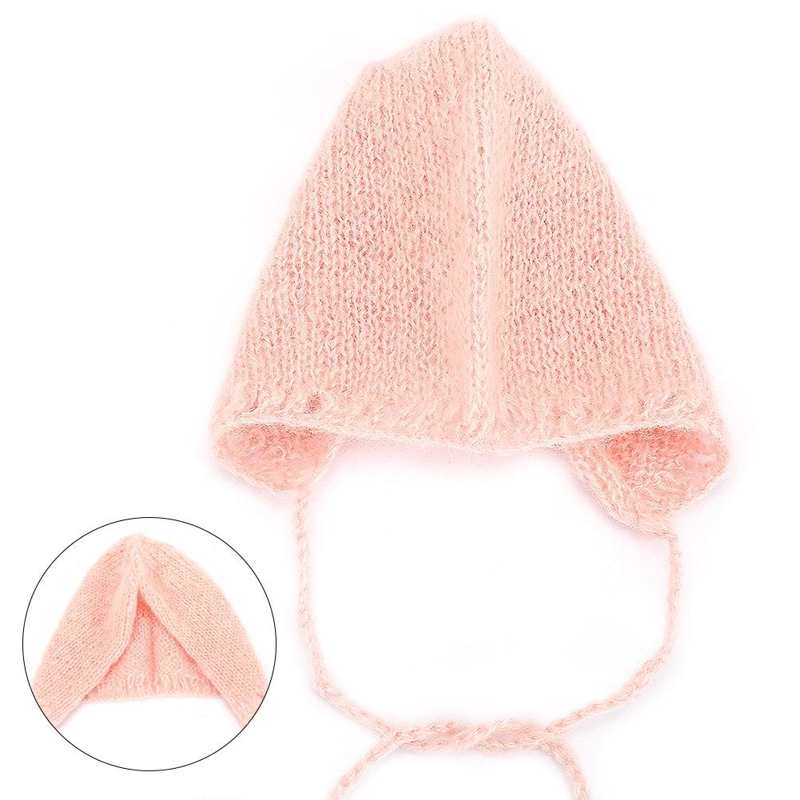 Baby Fotografie Prop Hat Handgemaakte Baby Fotografie Rekwisieten Outfits Cap Katoen Blend Baby Hoed Ronde Leuke Hoed