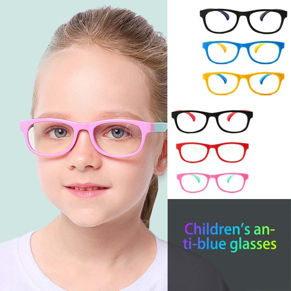 Premium Blue Light Glasses Anti-Uv Goggles Computer Phone Flat Light F8145 Children Portable Plastic Durable