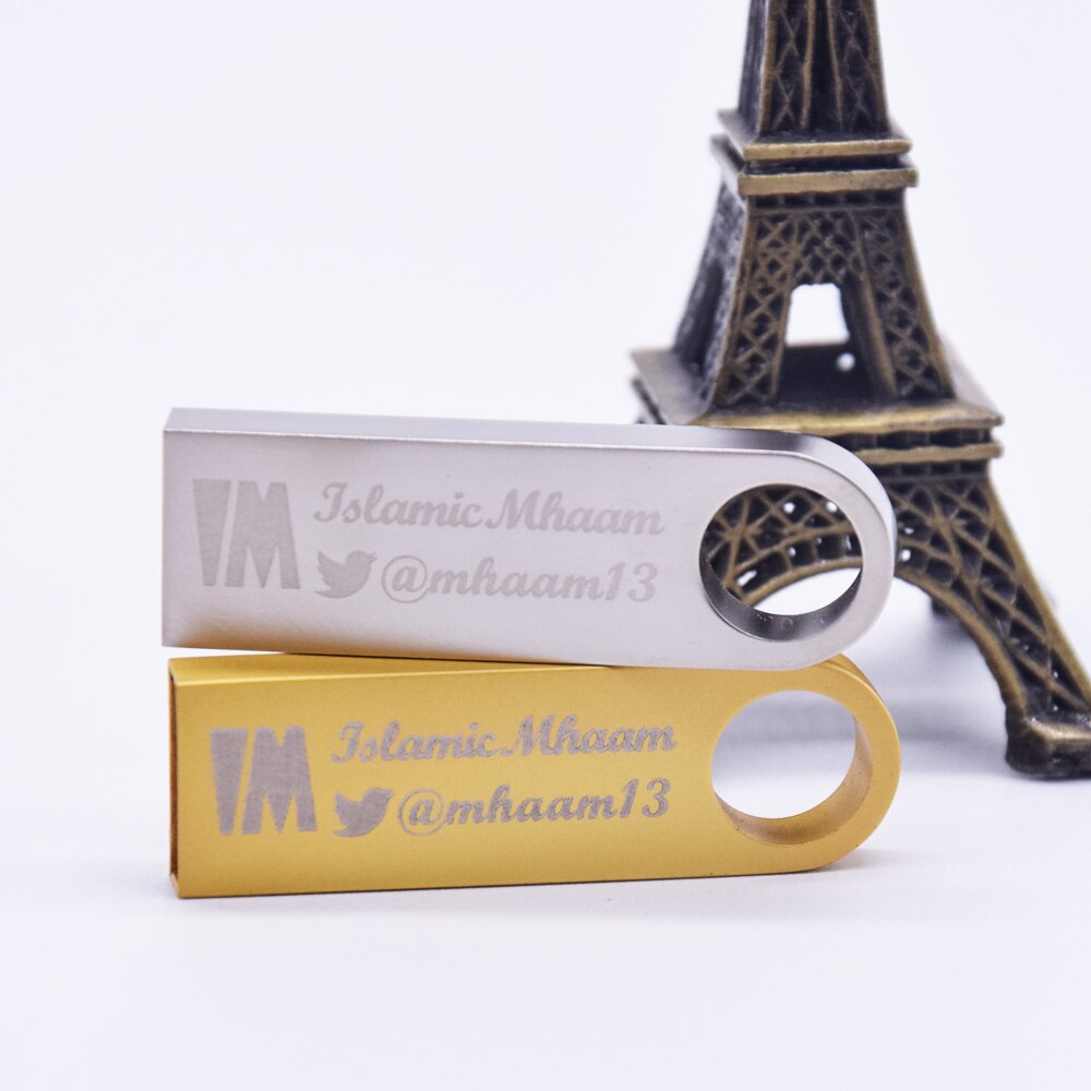 Pcs mini pendrive32GB 20 metal USB flash drive gb 8 4gb 16GB GB 64 32GB USB2.0 minúsculo pen drive memory stick U Disk cle usb logotipo livre