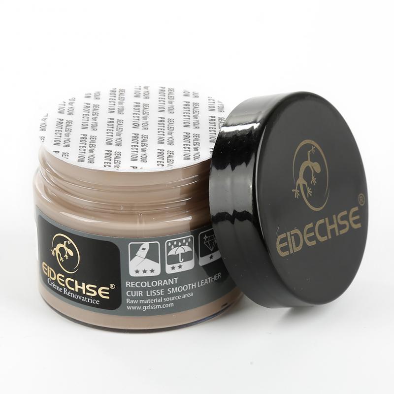 De cuero, reparación de la crema de reparación, restauración herramienta de asiento de Auto sofá abrigos agujeros cero grietas de restauración para coche 50ml: Beige brown