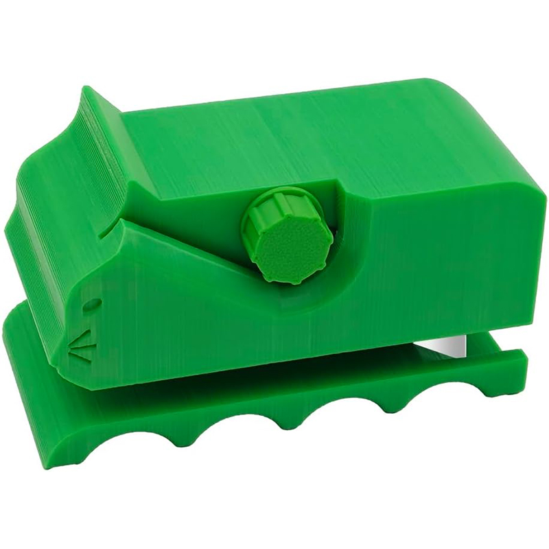 Coupe-carton portatif imprimé en 3D, outil de recyclage, planche à gratter pour chat, 1 pièce: green