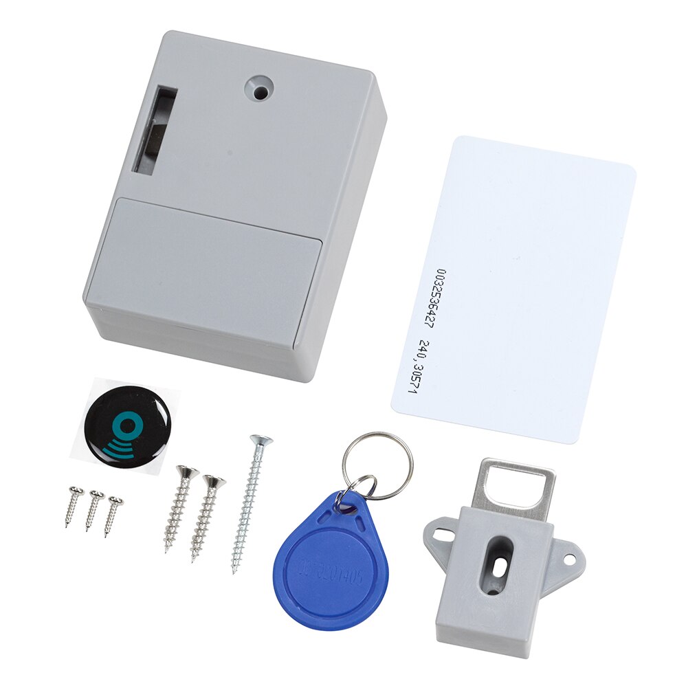 Cabinet Locks Invisible Electronic RFID Lock Hidden Keyless Drawer Door Locks Sensor Locker Cabinet Locks DIY Lock