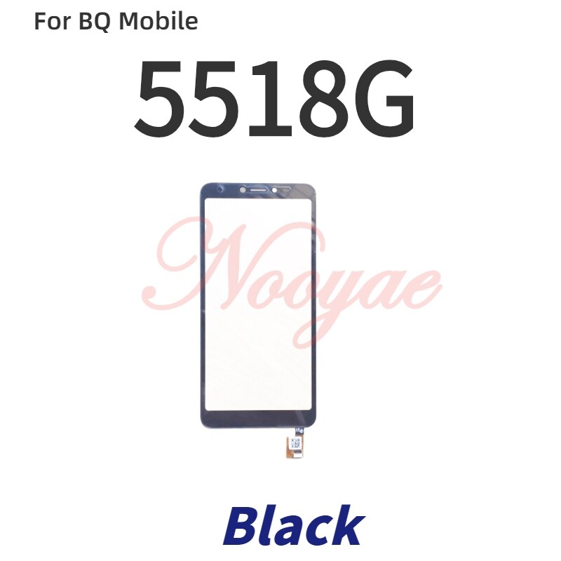 Digitalizador de pantalla negro probado para BQ Mobile BQ-5518G Jeans Touch digitalizador de pantalla Sensor panel de cristal + seguimiento